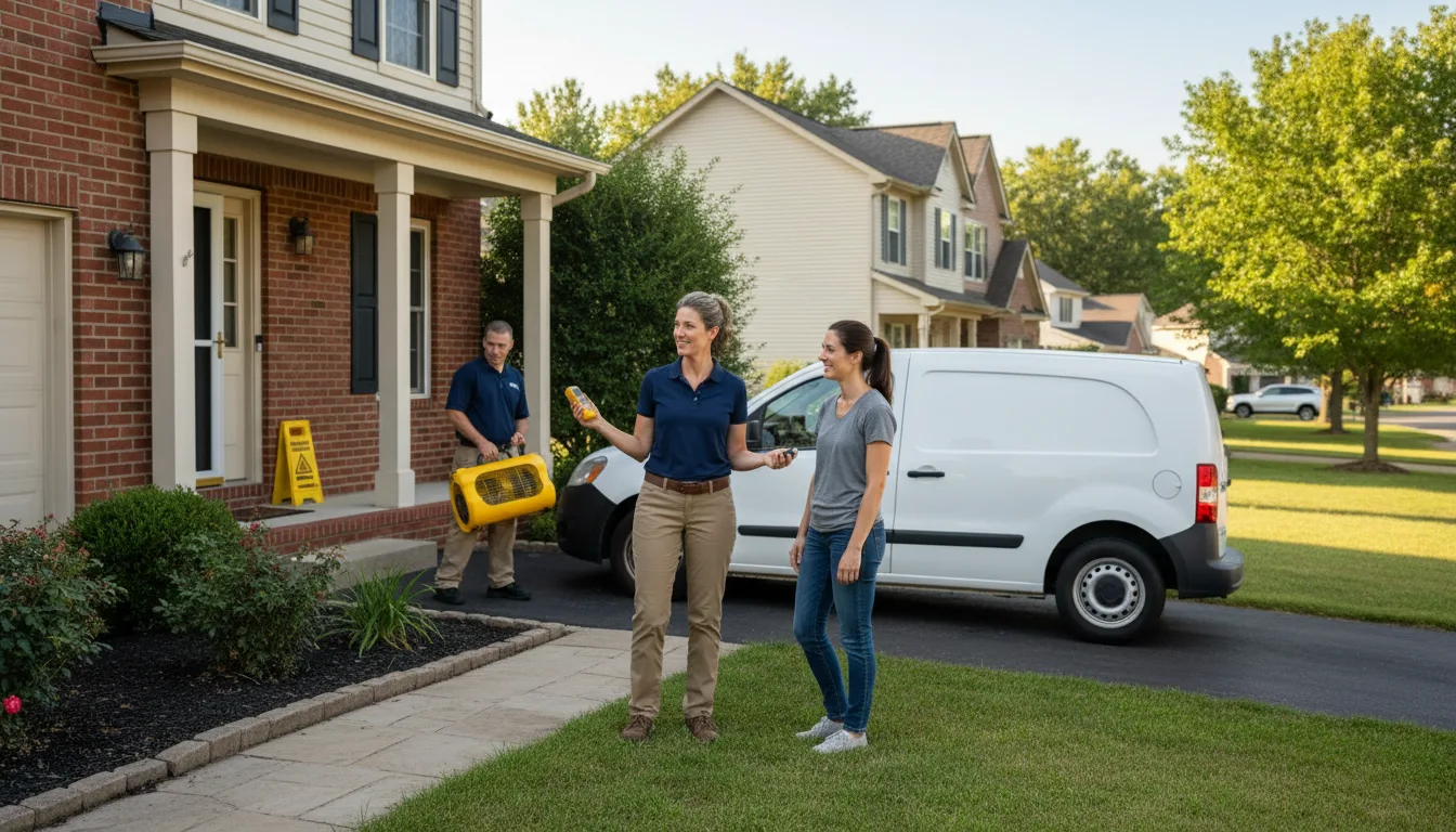 Residential water damage restoration in Au Sable Forks, NY